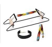 Hominas Stainless Bead Looms, Wood Stainless Steel Bead Weaving Loom Frame Wood Weaving Beading Set Beading Machine Weaving for Jewelry Bracelets Necklaces Making