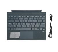 Hominas Tablet Keyboard Bluetooth Magnetic RGB Backlit with Gesture Control Touchpad for Pro 3 4 5 6 7 7+ Premium Leather Wireless BT Keyboard for Work and Study (Blue)