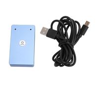 Hominas USB Microphone Magnetic Omnidirectional Noise Cancelling Dual Channel High Fidelity Recording for Live Streaming Gaming Podcasting Aluminum Alloy (Jewel Blue)