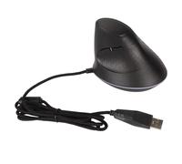 Hominas Vertical Mouse Ergonomic RGB Wired Gaming Mouse with 7 Programmable Buttons 11 Lighting Modes Adjustable DPI for PC Laptop Office Work and Gaming (Black)