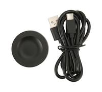 Hominas Watch Magnetic Charging Cable Smart Watch Charger Magnetic Fast Charging Easy To Use Stable Performance for GT3 Pro ECG GT Cyber ABS PVC Material 100cm Length (Black)