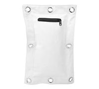 Hominas Wing Chun Wall Canvas Punch Empty Sand Bag Target with Zipper Boxing Muay Thai Sanda Training S M L Triple Bag (Small Size)