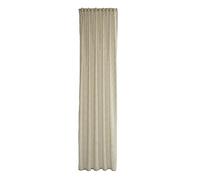 Homing Curtain Plain Semi-Transparent Patterned Modern Decorative Beige