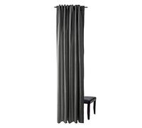 Homing Opaque Curtain Plain Dark Grey (1 Piece) 245 x 140 cm (H x W)