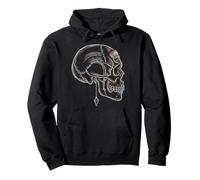 Hominin Skull Osteology Bioarchaeology Bone Lab Pullover Hoodie