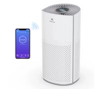 Homintell Smart Air Purifier -200m³/h CADR, WiFi Control, H13 HEPA & Activated Carbon Filter, UV sterilization&Ionizer, 30db Quiet, Ideal For 25m² Rooms.