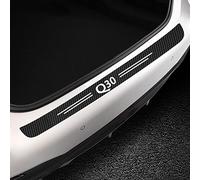 HOMINY Car Carbon Fiber Rear Bumper Protector Car Trunk Scratch Guard Sill Plate, for Infiniti Q30 Accessories