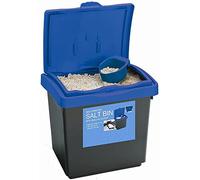 HOMION 30Ltr Rock Salt Storage Bin Grit Spreading Plastic Box Container with Scoop (1)