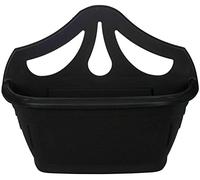 HOMION 42cm Venetian Wall Planter Hanging Basket Flower planter Plastic (Black, 4)