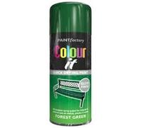 HOMION Colour it prime spray paint 400ml sunshine gloss or matt finish quick drying metal wood aerosol (3, FORREST GREEN GLOSS)