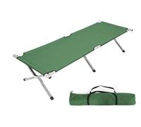 Homion Folding Camping Bed Lightweight & Portable Strong Frame & Polyester Fabric Carry Bag Included Festivals Fishing Caravan