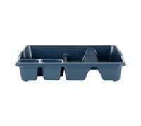 HOMION Large Dish Drainer Navy Blue 46.5 x 38 x 9 cm
