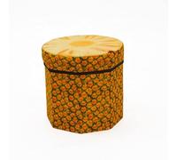 HOMION Storage Box Collapsible kids house Creative Stool Folding Fruit fabric Storage Stool Children Storage Box (Pineapple Style)