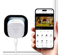 HomiQ Window Security Camera 2K, Indoor WiFi Cameras 2.4GHz/5GHz, Colorvue AI Color Night Vision, Person Detection with Auto-Focus, 24/7 Recording Compatible with Alexa & Google Home