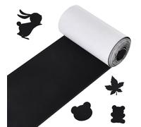 Homirty 1 Roll Self Adhesive Tent Patch, Waterproof Self-Adhesive Repair Patch, Nylon Repair Patch Kits, Fabric Patches Tape, Tent Repair Stickers Down Jacket Patches for Clothe Bag, 200x7.6cm (Black)