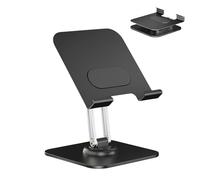 Homirty Tablet Stand 360° Rotatable Adjustable iPad Stand Portable Aluminium Universal Stable Stand for iPad Air Mini 11 Galaxy Tab All Tablets Pro Mini Galaxy Tab Redmi Pad Huawei MatePad