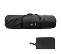Homirty Tent Storage Bag, Tent Pole Bag Heavy Duty, Large Capability Camping Pole Bag, Gazebo Carry Bag, Foldable Tent Duffel Bag, with Zipper, 90x30x30cm, Accessories Outdoor Travel, Black