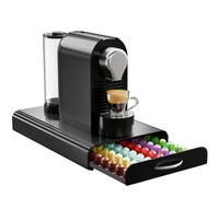 Homiu 60 Coffee Pod Storage Drawer For Nespresso Originalline Capsules, Large Capacity Anti-Slip Metal Pod Organiser With Drawer