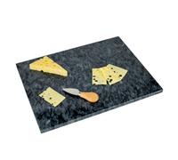 Homiu Black Marble Chopping Board 40Cm Heat Resistant Worktop Protector For Kitchen Non-Slip Cutting Board