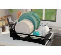 Homiu Dish Drainer Racks with Automatic Drainagel: Two Tier