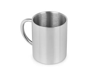 Homiu Double Walled Coffee Mug Insulated 300ML with Cool Touch Handle BPA Free Food Grade Stainless Steel Tea Cups Travel Camping Mugs… (1 Cup)