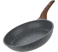 Homiu Non-Stick Frying Pan for Induction, Gas, Ceramic & Electric Hobs - Lightweight Pan for Eggs, Pancakes, Omelettes & Everyday Cooking (Dark Grey, 24cm)