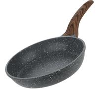 Homiu Non-Stick Frying Pan for Induction, Gas, Ceramic & Electric Hobs - Lightweight Pan for Eggs, Pancakes, Omelettes & Everyday Cooking (Dark Grey, 20cm)