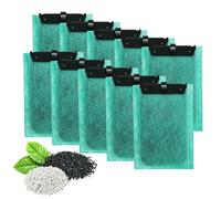 HOMJOY 10 Pack Aquarium Filter Cartridge for Tetra EasyCrystal Filter 250 and EasyCrystal FilterBox 300, Medium Replacement Filter Cartridges with Ultra-Activated Carbon and Zeolite