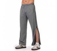 HomKuch Men's Basketball Trousers Loose Casual Training Sportswear Side Opening Post-Operation Jogging Pants Dark Grey