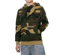 HomKuch Men's Hoodie Sweatshirts Drawstring Casual Long Sleeve Fleece Hooded Pullover Tops Khaki