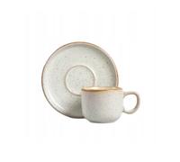 Homla MORITA Beige Cup with a Saucer, 100 ml