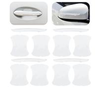 HOMMDECO Door Handle Cup Protective Film 12 PCS Rhinoceros Skin Car Scratch-Resistant Rain Scratch-Resistant Finish, Suitable for Most Cars