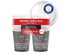 Vichy Homme Antitranspiranter Deoroll-on 72h,Pack of 2 (2 x 50ml)