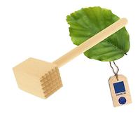 Hommeister® Meat Tenderizer, 100% Natural EU Product, 28 cm, Plastic-Free, Stable Meat Tenderizer for Tenderizing Every Cutlet