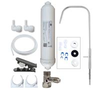 Hommix Advanced Single Filter Under-Sink Drinking Water Tap & Filter Kit System Including Hommix Single Taps and Accessories Cento Chrome