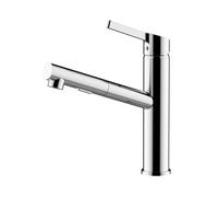 Hommix Rubineta Bruno-21 Pull Out Kitchen Mixer Tap Chrome