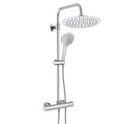 Hommix Rubineta Olo+Thermo-15 Thermostatic Chrome Shower Set