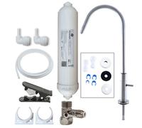Hommix Vasto Brushed Advanced Single Filter Under Sink Drinking Water Tap Filter & Filter Kit