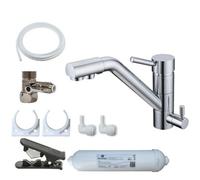 Hommix Venezia 3-Way Tap & Advanced Single Filter Under-Sink Drinking Water Filter & Filter Kit
