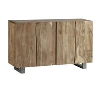 Hommoo Wooden Live Edge Four Door Large Sideboard