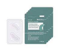 hommova 10 Pcs Microneedle Eye Patches, Dissolving Nano Microneedle Patch with Hyaluronic Acid Formula for Dark Circles, Puffy Eyes & Fine Lines