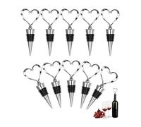 hommova 10 Pcs Wine Bottle Stoppers, Reusable Bottle Stopper for Wine Champagne Prosecco Beer Spirits Collection