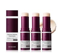hommova 3 Pcs Calcium Volume Multi Balm, Anti Aging Sagging Wrinkles Core Moisturing Stick for Eyes Face Neck Body