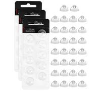 hommova 30Pcs Hearing Domes for Oticon Minifit Aid, Replacements 10mm Silicone Double Vent Accessories