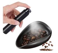 hommova Ceramic Coffee Dosing Cup & Mist Spray Bottle Set - Premium Barista Accessories for Precise Bean Handling and Pre-Wetting, Black