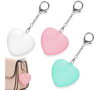 hommova Handbag Light, 3Pcs Rechargeable Mini Heart Circle Touch Sensing LED Lamp for Women Girls Mother Friends Beloved
