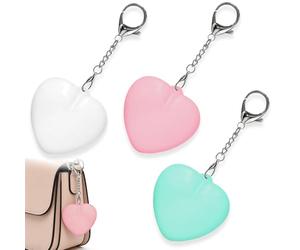 hommova Handbag Light, 3Pcs Rechargeable Mini Heart Circle Touch Sensing LED Lamp for Women Girls Mother Friends Beloved