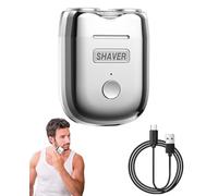 hommova Mini Electric Shavers Men Rechargeable, Rotary Double Ring Electric Shaver, Wet & Dry Cordless Electric Razors
