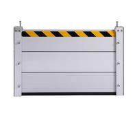 Homnova Flood Protection Barrier Door Aluminum Alloy Flood Protection Barrier on Doors for Underpass, Factory, Garage Entrance, Etc,H60CM,(L) 90cm