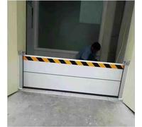 Homnova Flood Water Barrier Door Wide Basement Windows Warehouse Street Temporary Dams/Detachable Mobile Rain Water Baffle, Aluminum Flooding Wall,H 40cm/1.3ft,W 3FT/91CM